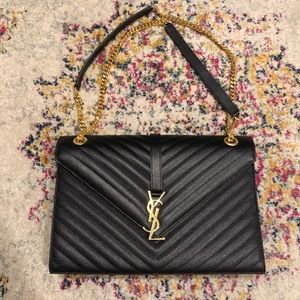 Yves Saint Laurent Large Envelope Shoulder Bag